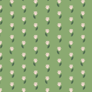 Small Tulips in green 
