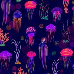 Glow In The Dark Fabric, Wallpaper and Home Decor