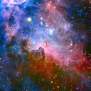 187-2 Panorama infrared image of the Carina Nebula - 2 yd