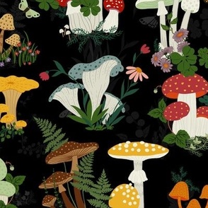 Mushroom garden / medium scale