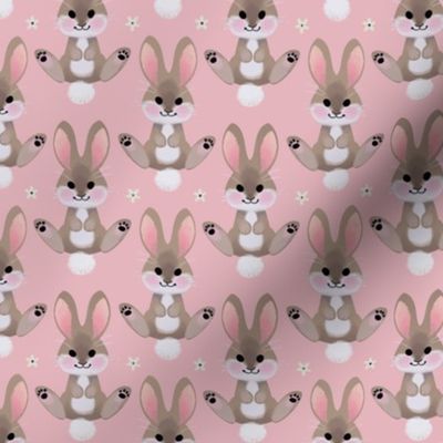 Spring bunny (pink)