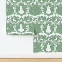 Magic Forest Damask Jade