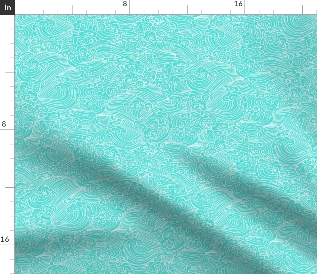 WAVES TURQUOISE small