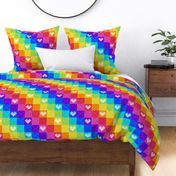 Quilted Rainbow Patchwork