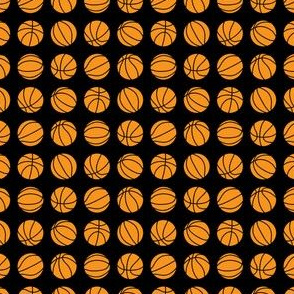 Basketballs on Black