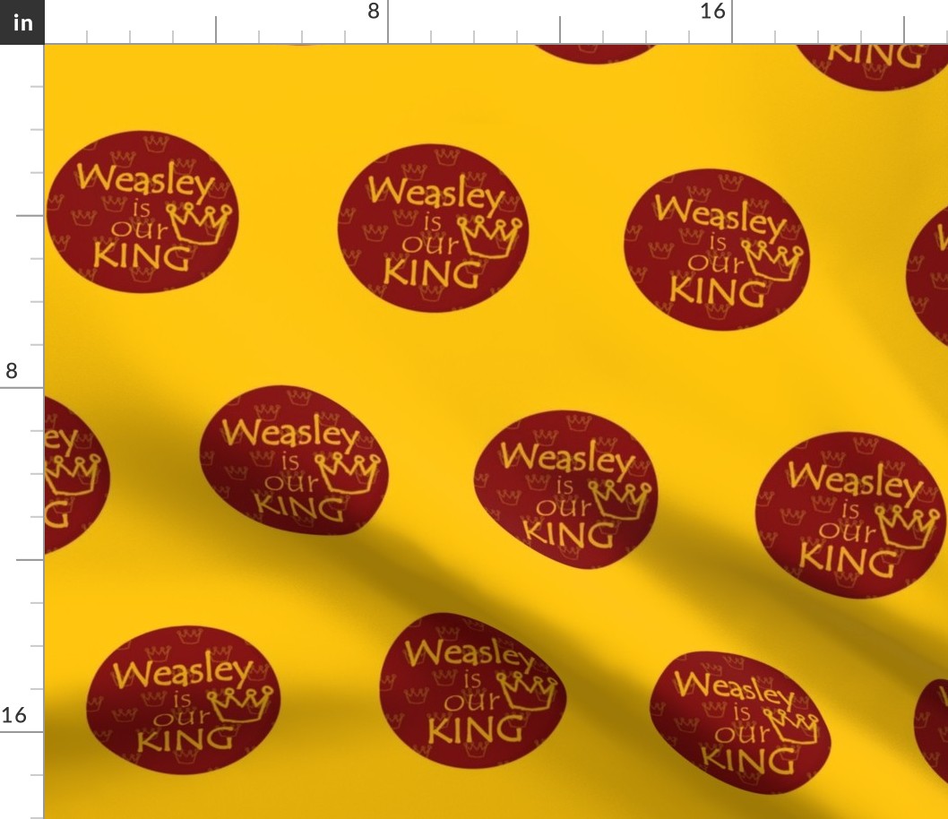 Weasley is our king on yellow