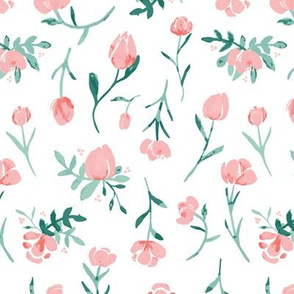 blooms in blush