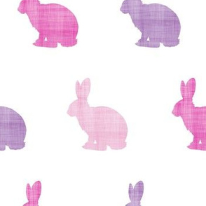 pink and purple bunny