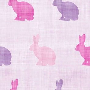 pink and purple bunny 