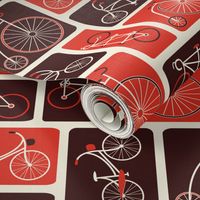 Retro Red Bicycle Love