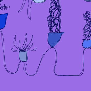 Wall o' Plants Iris Wallpaper