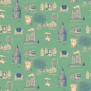 Toronto Toile Jade Green 