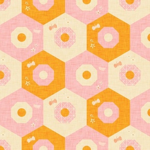 Patchwork Honey Floral Pink