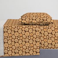 Wood Pile Warm Tones