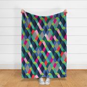 Aqua Net Cheater Quilt - BRIGHT