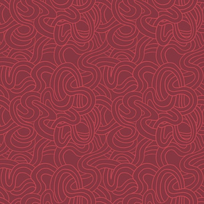 Japanese swirl - red