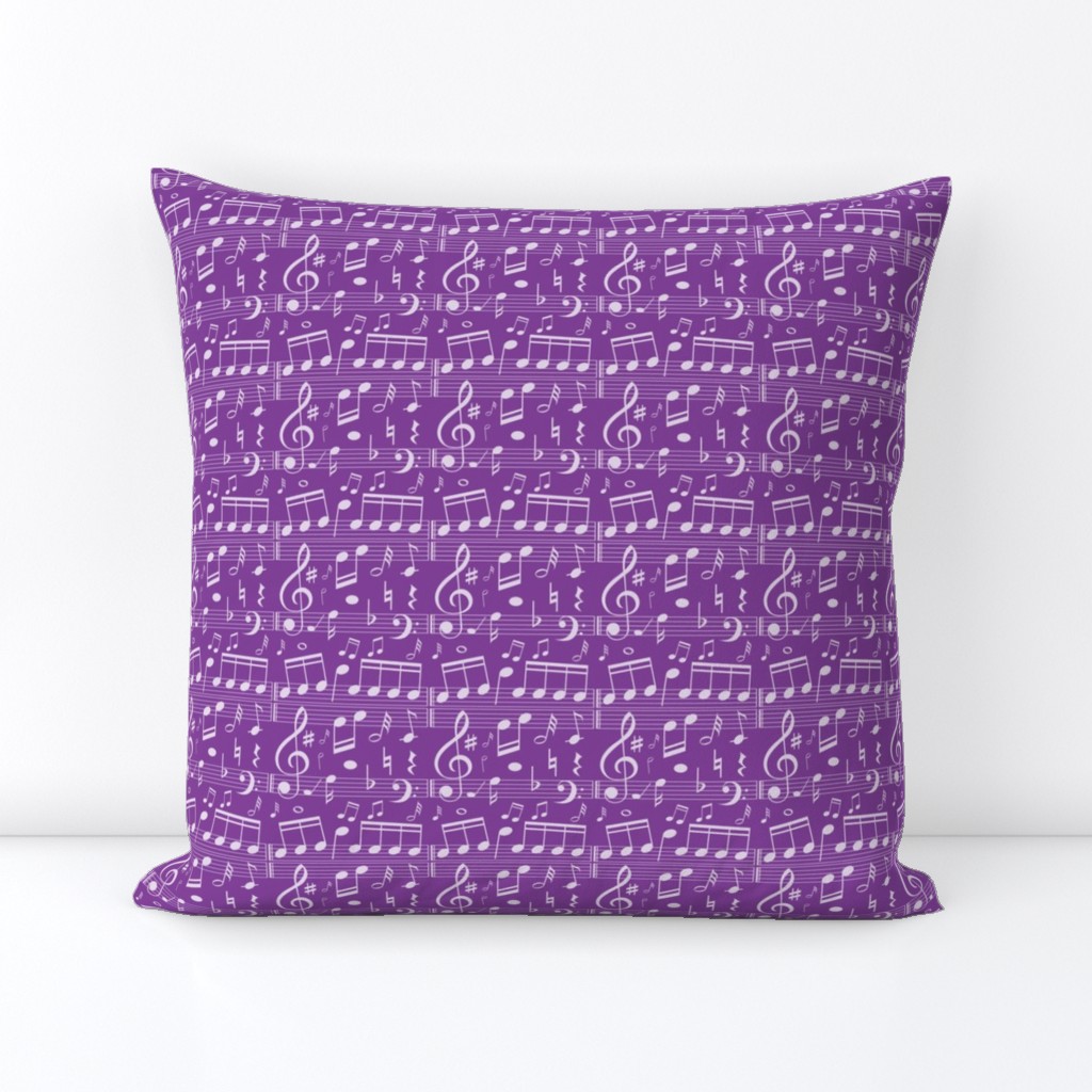 Music Notes - Purple - Smaller Scale