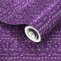 Music Notes - Purple - Smaller Scale