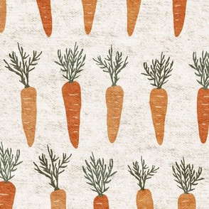 Big easter carrots fabric carrot fabric