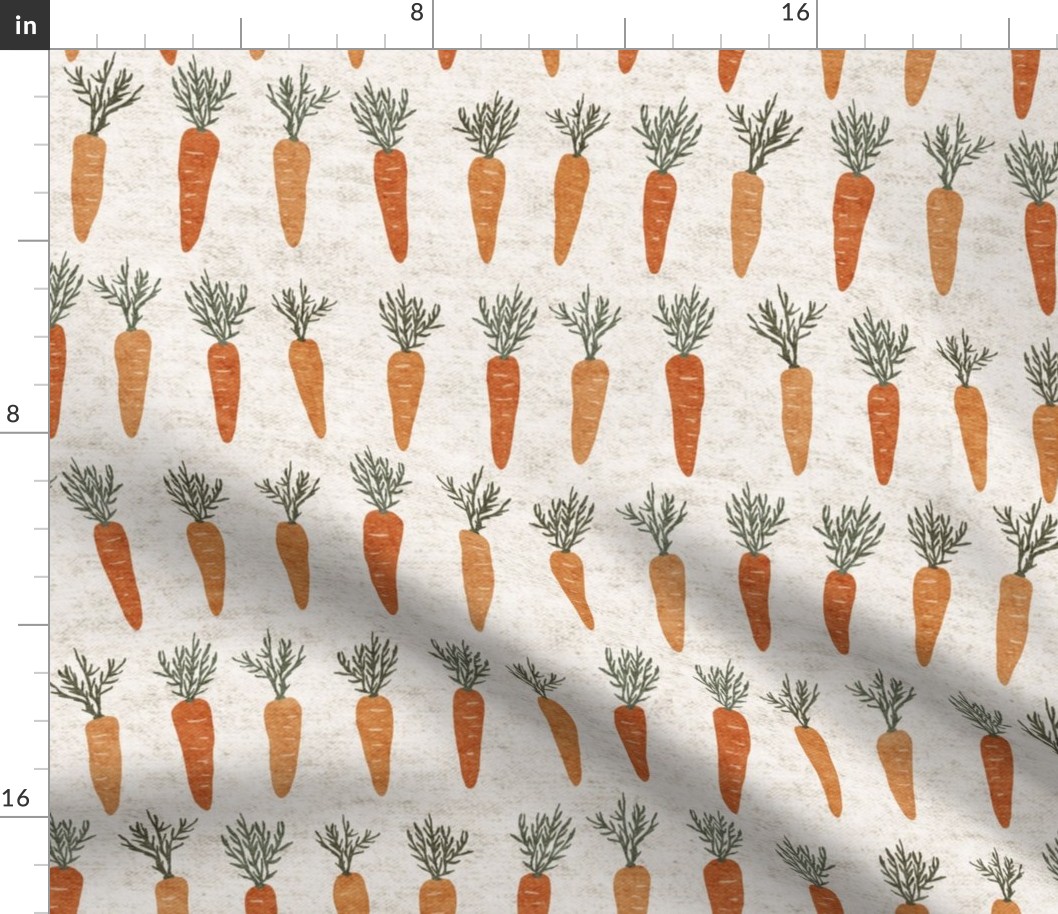 Big easter carrots fabric carrot fabric