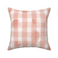 pink pastel watercolor checkered stripes dots pattern