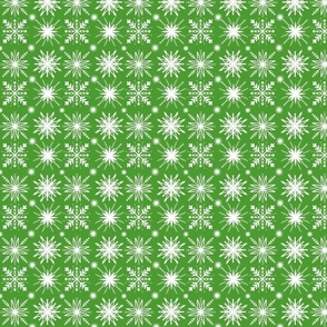 Snowflakes Green