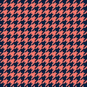 houndstooth coral and sailor