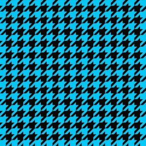 houndstooth blue black small