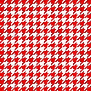 houndstooth red white small