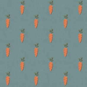 Carrots on paper textured background