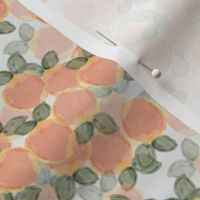 Watercolor Peach Jumble
