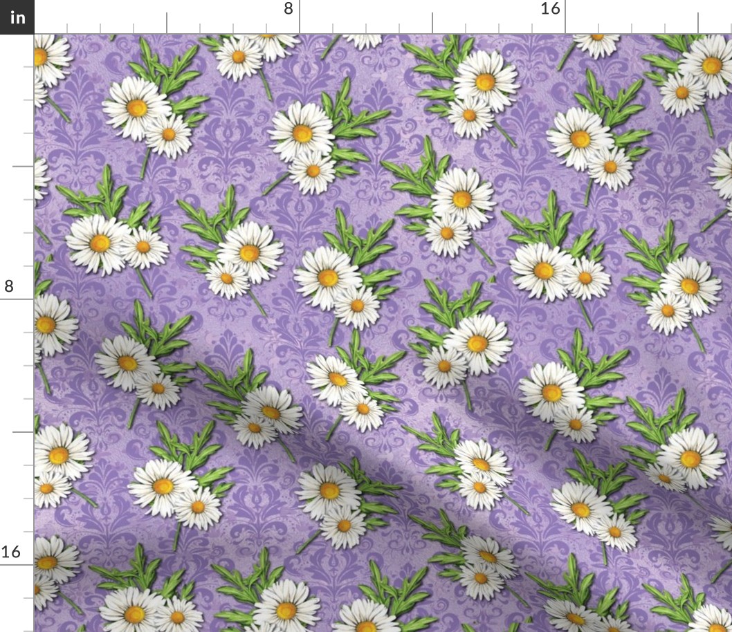 Daisies on Lavender