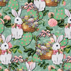 Easter Bunnies and Baskets