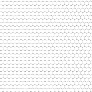Hexagon tiles with dotted chevron (without bees)