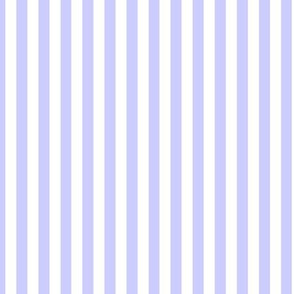 Periwinkle Bengal Stripe Pattern Vertical in White