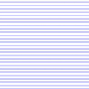 Small Periwinkle Bengal Stripe Pattern Horizontal in White