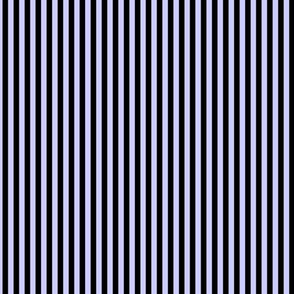 Small Periwinkle Bengal Stripe Pattern Vertical in Black