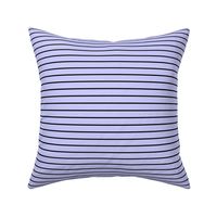 Periwinkle Pin Stripe Pattern Horizontal in Black