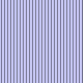 Small Periwinkle Pin Stripe Pattern Vertical in Black