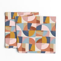 Modern patchwork quilt / Medium scale