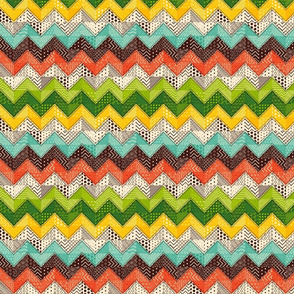 Chevron patchwork - tiny scale ideal for masks