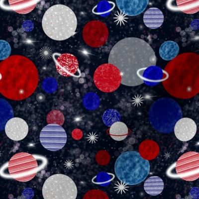 A Patriotic Galaxy - Intergalactic Adventures - Medium Scale