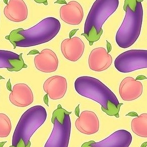 Eggplants & Peaches