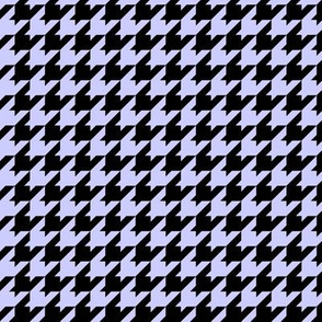 Houndstooth Pattern - Periwinkle and Black