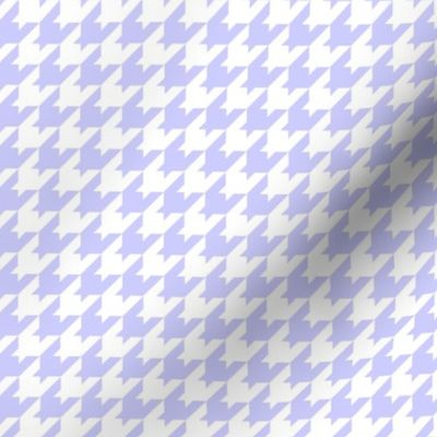 Houndstooth Pattern - Periwinkle and White