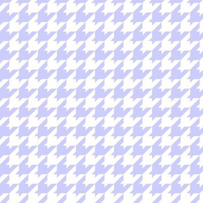 Houndstooth Pattern - Periwinkle and White