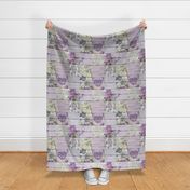 Mom Lush Lavender Floral Cheater - 6 inch squares