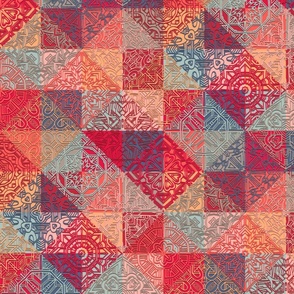 Warm and Cozy Patchwork