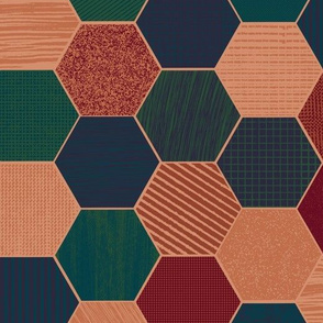 Hexagon patchwork