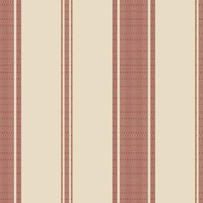 french ticking bordeaux tinted
